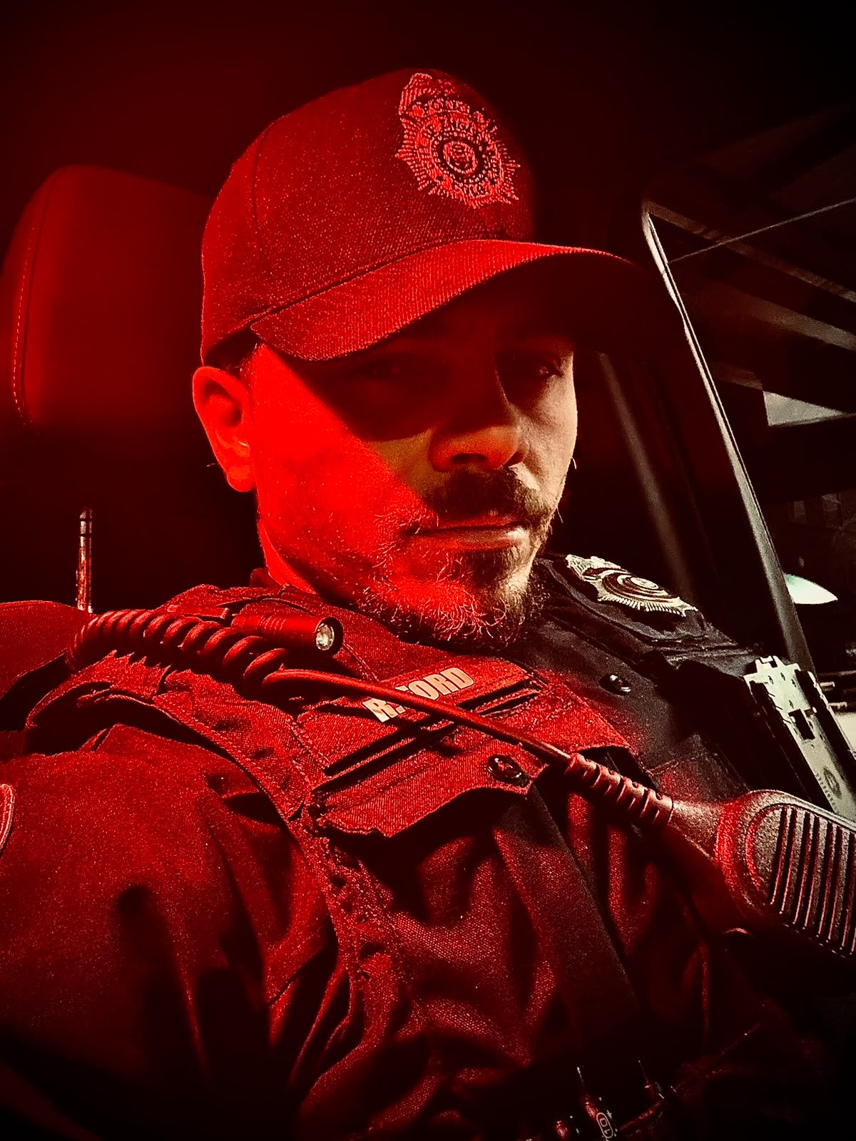Robbie Ford in his law-enforcement service uniform